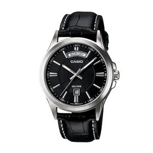 남성 가죽 손목 시계 MTP-1381L-1A