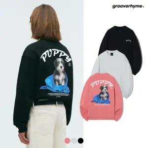 [그루브라임]유니) C100 3단쭈리 이불속 강아지 맨투맨 (LRRSCTM121M)