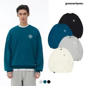 [그루브라임]유니) C100 면쭈리 - CIRCLE EMB 맨투맨 (LRSSCTM706M)