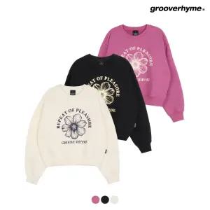 [그루브라임]여) CP기모쭈리 - 플라워 맨투맨 (LRSWCTM512M)