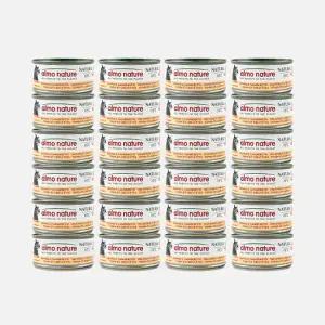 [24개세트] 알모네이쳐 캣 참치새우 캔 70g