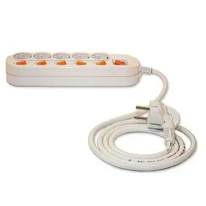개별 멀티탭 5구 멀티콘센트 절전 멀티텝 4.5M 전기선 전기선 절전 멀티코드 공업용 안전한 확장