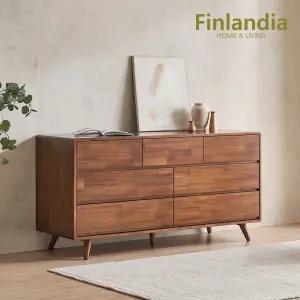 아브릴 원목 1500 와이드체스트 서랍장