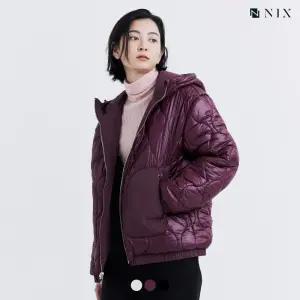 [NIX]여) 나일론 - 후드리버서블 퀼팅 5온스 패딩점퍼 (FNRWCUP508P)