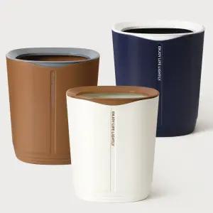 투톤배색 쓰레기통 오픈형 휴지통 종량제 호환 10리터/주방/사무실/10L/오픈/뚜껑없는/봉투/가정용/쓰레기
