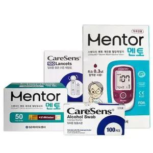 [셀러허브]SD 스탠다드 멘토 혈당계+검사지 50매+솜100+침100 D (S36293086)
