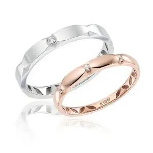 [로이드](센텀시티점)[SET] 디엘로 10K 커플링 세트 LRM25007T LRW25007T