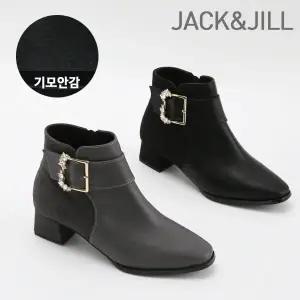 [잭앤질]잭앤질 기모 투톤매치 보석버클 앵클부츠(JD2762)