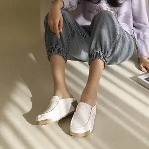 [잭앤질]잭앤질 편안하고 스타일리쉬한 소가죽 뮬(JA2Z160)