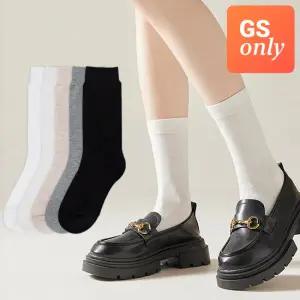 [국산/10켤레] GS단독 베이직 무지 장목 데일리 삭스 양말