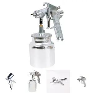 (W-71-3S SET 1.5 SET) 에어스프레이건/공방/금속/산업/플라스틱/작업/자동차/페인트/제조/목재/현장