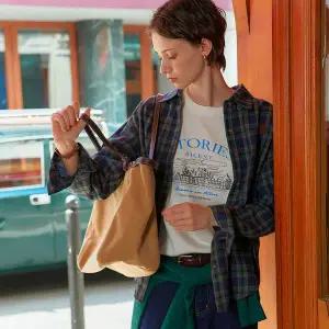 [THE COLOR WAY](의정부점)피치레더박시남방/셔츠 (KYNB2507024)