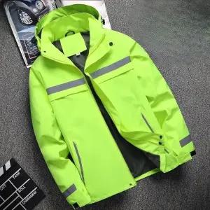 야광 형광 재킷 우비 바람막이 빅사이즈 배달 작업복 집업