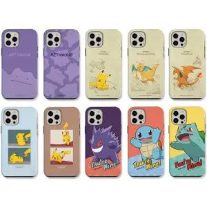 갤럭시S25 플러스 울트라 S24 S23 포켓몬스터 피카츄 캐릭터 디자인2 아머 범퍼 휴대폰 케이스
