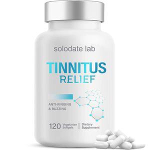 이명 완화 효과, 귀 울림을 줄이기 위한 1200MG 영양 보충제, 120 카운트