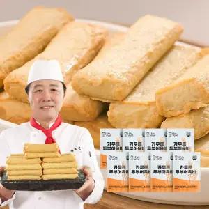 조봉창 명인 카무트 두부 어육바 8봉 40개 밀가루없는 어묵 수제 오뎅