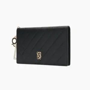 [백화점 선물포장] 루이까또즈 장지갑 여성 가죽 명품 카드 지폐 지갑 SS1FM16BL