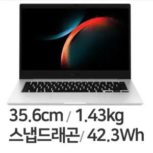 2024 삼성 갤럭시북 GO3 NT345XPA 스냅드래곤 4GB 128GB 14인치 사무용 업무용 인강용 노트북 Win11 , 한컴