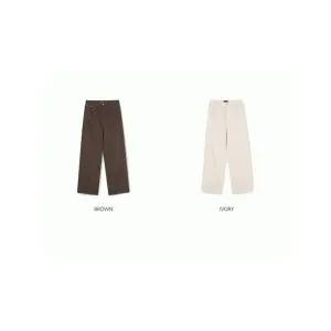 [후아유] 편한 트윌 면 팬츠 Cotton Twill Easy Pants F WHTAF4821F_P406306881