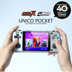 정품 SNK 네오지오 MVSX UNICO [포켓] 정통 아케이드 미니게임기 휴대용 게임기