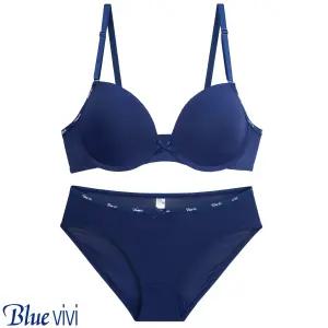 블루비비by비비안 저중심 몰드 브라팬티 ABC컵 pst2088nv