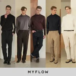 25FW 남성 퍼포먼스 기모 모크넥 티셔츠 5종