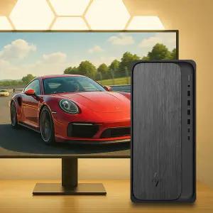 HP 옴니데스크 인텔 U5-225 D5 16GB 512GB FreeDOS 듀얼모니터 미니타워 M03-0029KR-U5 GTX1660S 사무 업무