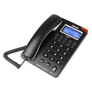 맥슨 발신자표시 유선전화기 MS-382 블랙