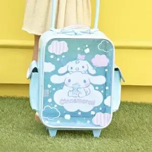 시나모롤 글로시 투명 캐리어 아동용 초등학생 케리어 여행용 초등 가방 어린이 기내용