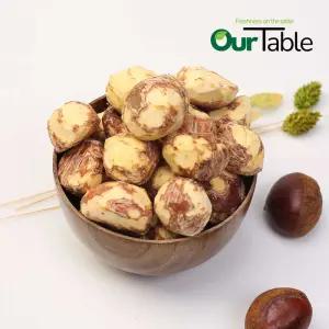 충남 겉껍질 탈피 반깐밤 3kg 햇 생 알밤 간식 견과