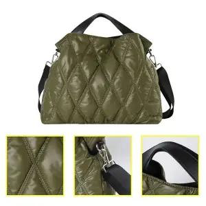 [콩심팥심]무광 패딩 토트크로스백 누빔 숄더백 여성 데일리백