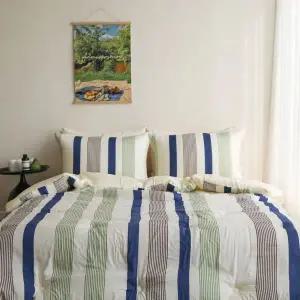 오리고 사계절 모달 차렵이불 세트 - 퀸 코지프레임(아이보리)