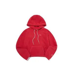 [키르시](대구신세계)플리스 크롭 후디 [레드]