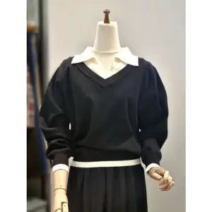 [갤러리아] ABFZ 모던 플랫카라 브이넥 긴팔니트 ACZ4HW48J