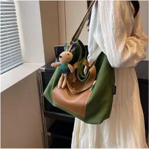 캔버스 숄더백 크로스백 기저귀가방 빅백 여행 학생