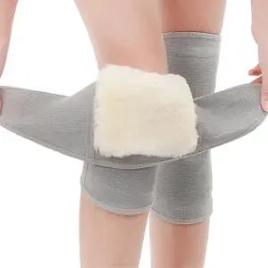 따뜻한 양털 보온효과 무릎보호 패드 야외활동 아대 댄스