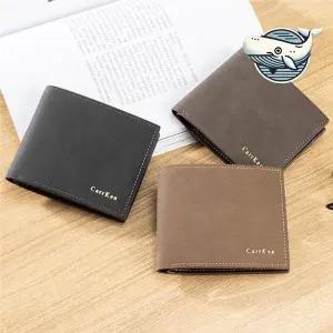 [콩심팥심]고급 남자 지갑 가죽 카드홀더 동전 수납 소형