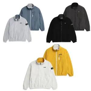 [내셔널지오그래픽] N224UFJ130 하이넥 마이크로 플리스 배색 리버시블 집업