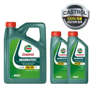 [캐스트롤] 마그네틱 엔진오일 5W30 C3 100%합성유 6L(4+1L)