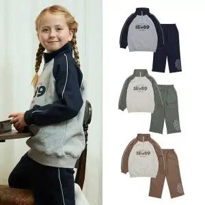 [보리보리/예일키즈](5차리오더) 예일키즈 불독스 넘버링 기모 상하세트 A5W018