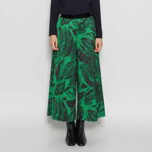 [디아스토리] 기모 크레용리프 슈퍼와이드 팬츠 (AHFPPT31) 그린