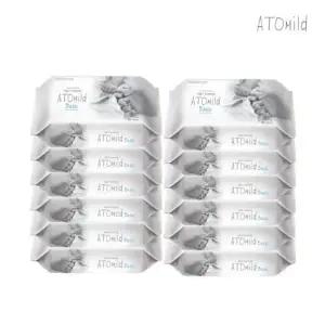 아토마일드 베이직 리필 엠보싱 물티슈 80매X12개