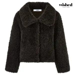 후크 버튼 양털 빅 카라 긴팔 자켓 (WICDJK001)
