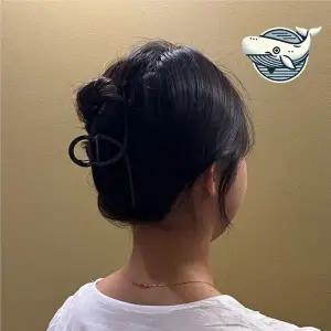 무광 대왕 집게핀 올림머리 고정 헤어핀 세련된