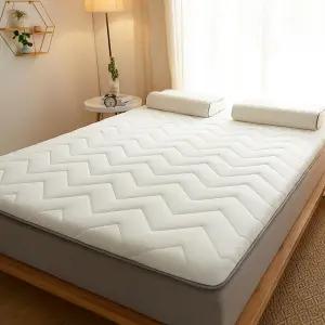 기숙사 쿠션매트 라텍스 토퍼 원룸 매트 몽제 가정용 딥슬립 더블 접이식매트리스 침실