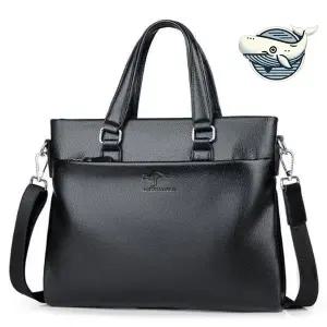 빈티지 남자 가죽 서류가방 토트백 사무실