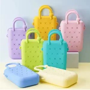 지앤지귀여운 젤리 미니 크로스백 가방 패턴 슬림 손가방