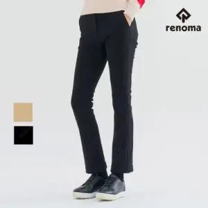 레노마골프 여성 겨울 세미부츠컷 밍크 본딩 기모 바지 TN 8581