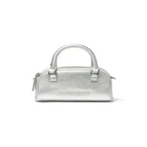 MUST IT_마뗑킴 더블 지퍼 미니 크로스백 실버   Matin Kim