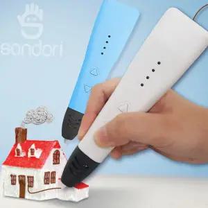 3d 프린팅 펜 가벼운 프린터 교육용 3d 펜 세트 만들기 필라멘트 공예용 교구 활동